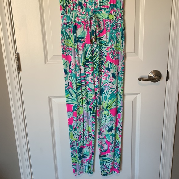 Lilly Pulitzer Paulina Jumpsuit - Early Bloomer Print 🌺 - Picture 2 of 4